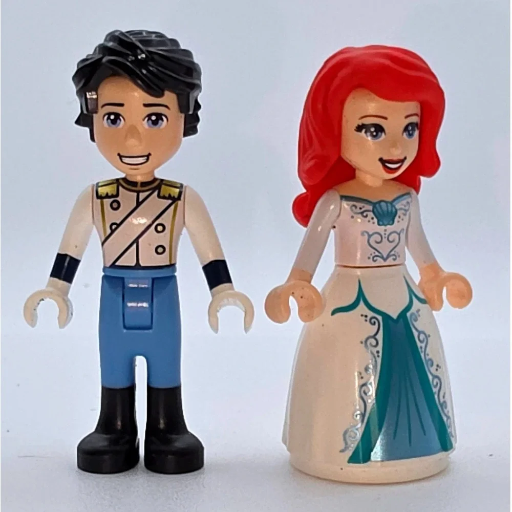 LEGO Mini Doll Figures Ariel & Prince Eric Multi Figs Good Condition Pre-owned
